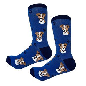 Fundraiser - Jack Russell - Fun Unisex Socks - Crazy Pet Lover - Novelty Socks